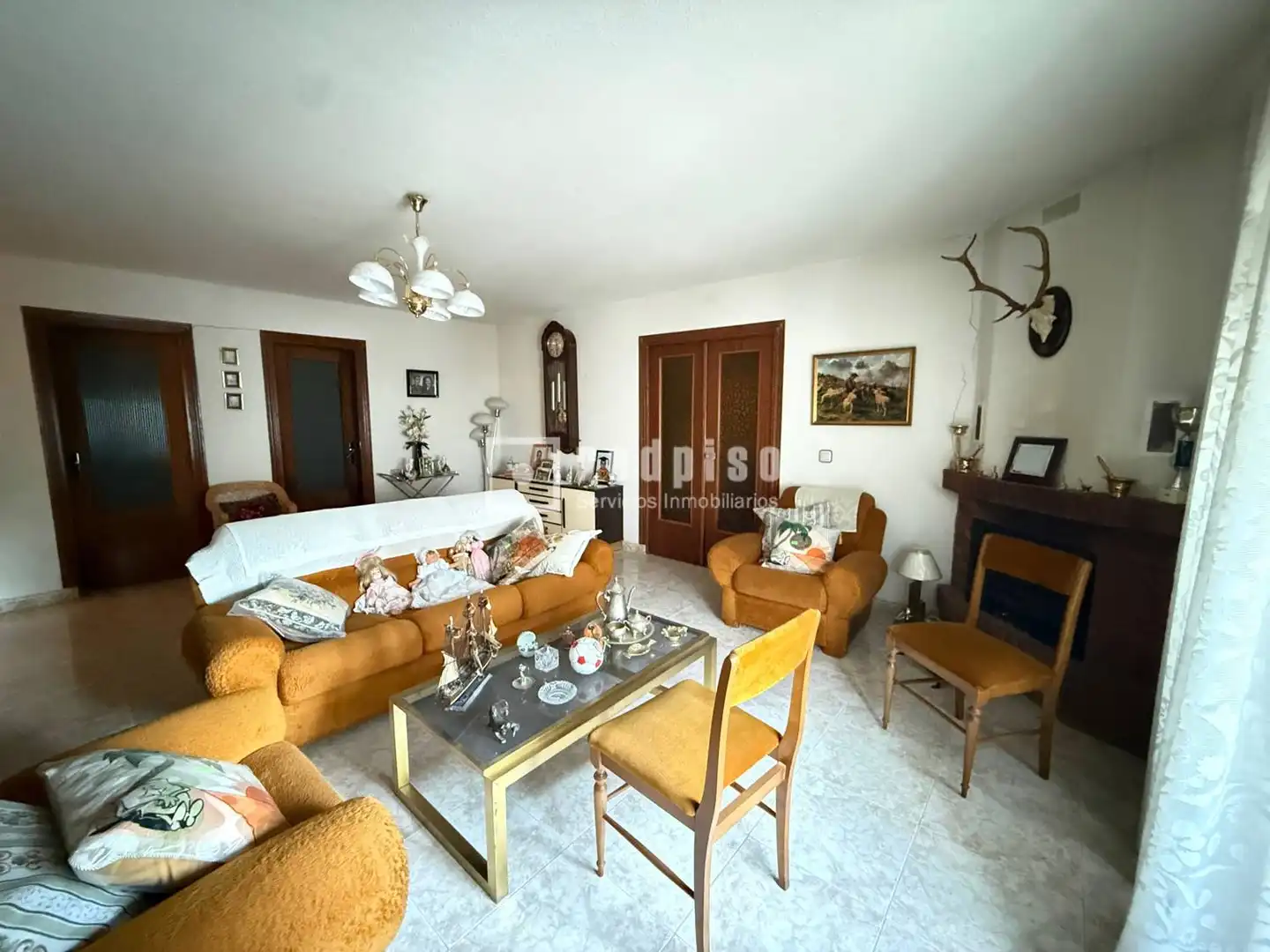 Living room of Houses for sale in Durón  with Heating, Storage room and Furnished