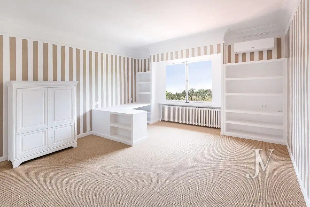 Bedroom of Houses for rent in Madrid  with Air Conditioner, Heating and Private garden