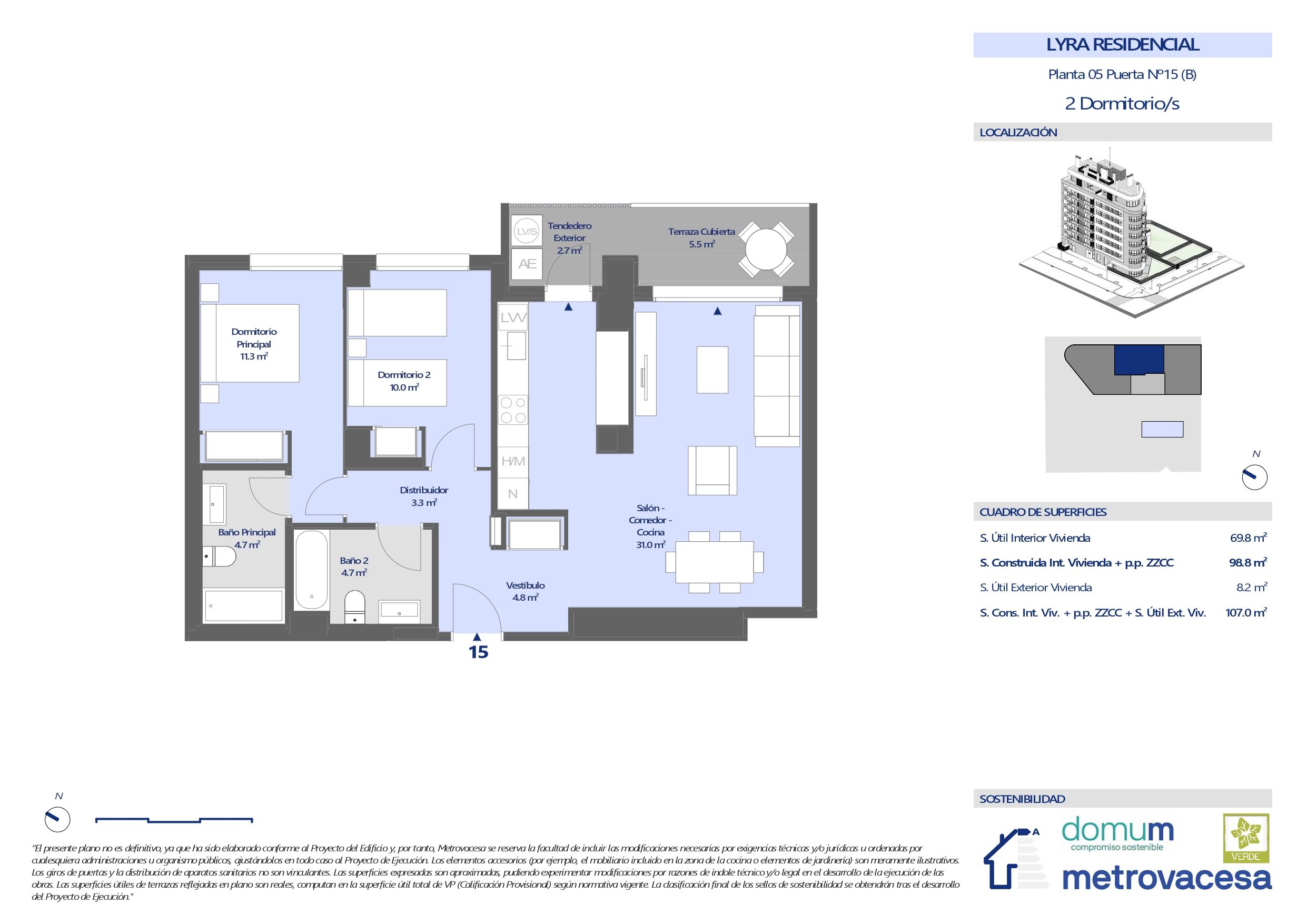 Flat for sale in  Valencia Capital  with Air Conditioner, Private garden and Terrace