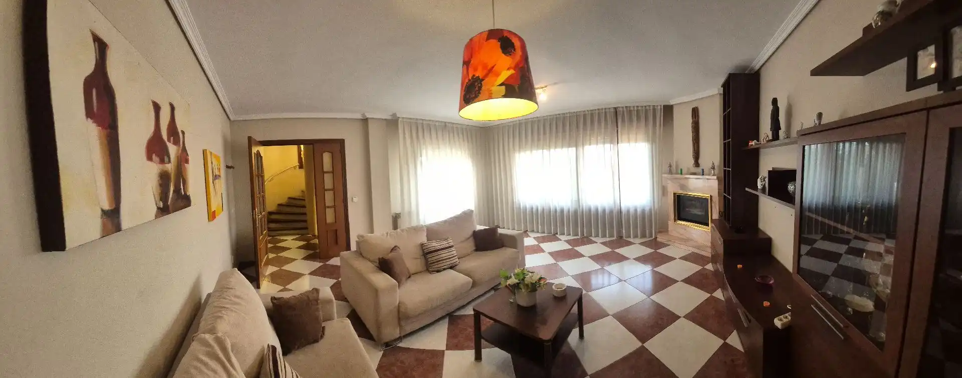 Living room of Detached homes for sale in Viana de Cega  with Heating, Terrace and Storage room