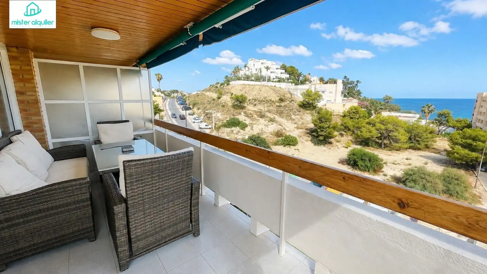 Terrace of Apartments for rent in El Campello  with Air Conditioner, Heating and Terrace