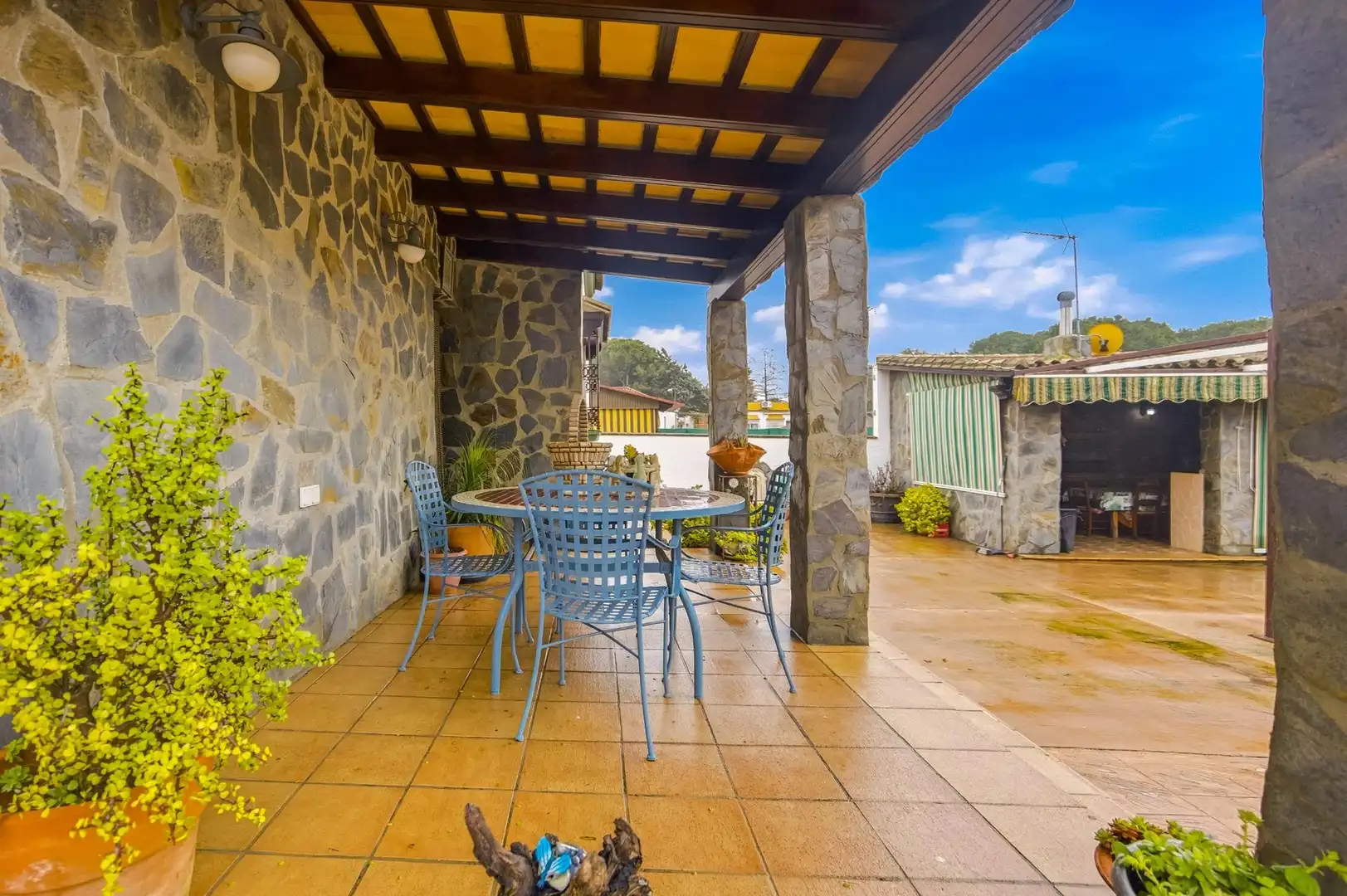 Terrassa de Casa o xalet en venda en Chiclana de la Frontera amb Aire condicionat, Jardí privat i Terrassa