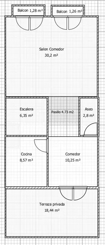 Einfamilien-Reihenhaus zum Verkauf in Rocafort mit Klimaanlage, Heizung und Privatgarten