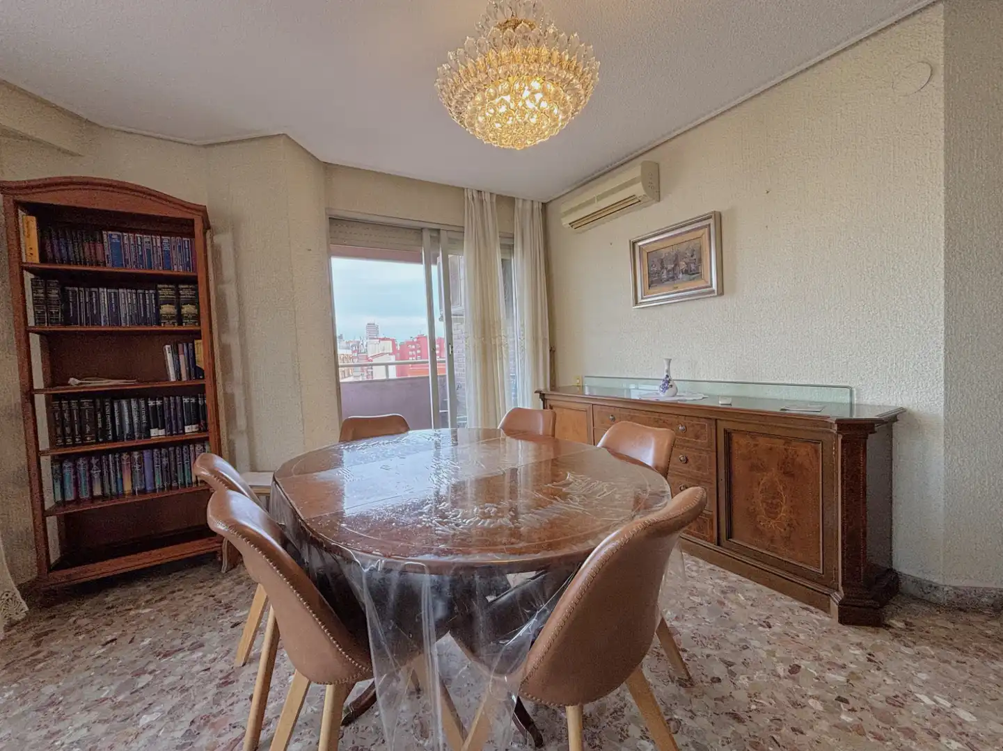 Dining room of Flat for sale in Castellón de la Plana / Castelló de la Plana  with Air Conditioner, Heating and Terrace