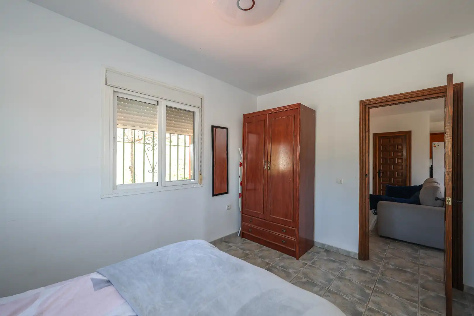 Schlafzimmer von Haus oder Chalet zum Verkauf in Coín mit Klimaanlage, Privatgarten und Schwimmbad