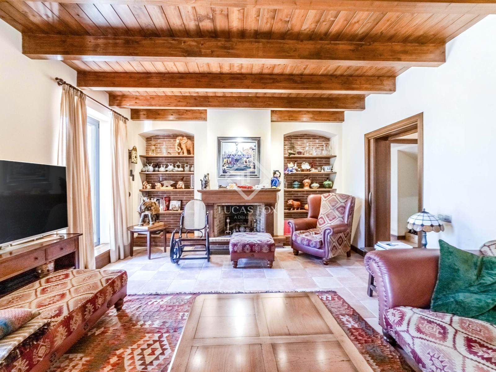 Wohnzimmer von Country house zum verkauf in La Granada mit Heizung, Privatgarten und Terrasse