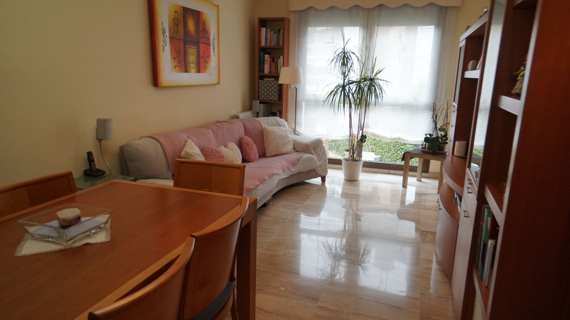 Sala d'estar de Pis de lloguer en Reus amb Calefacció, Traster i Moblat