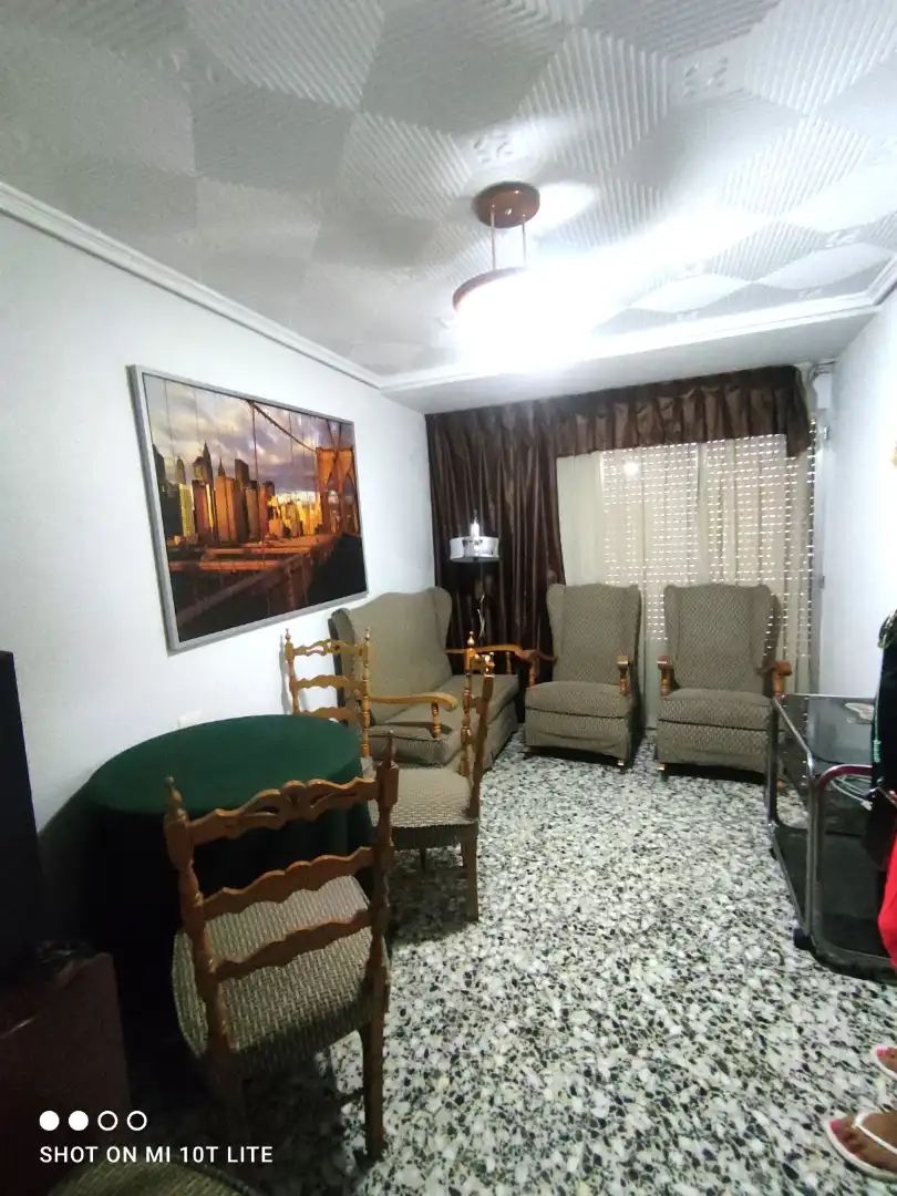Wohnzimmer von Wohnung zur Miete in Elche / Elx mit Möbliert, Ofen und Waschmaschine