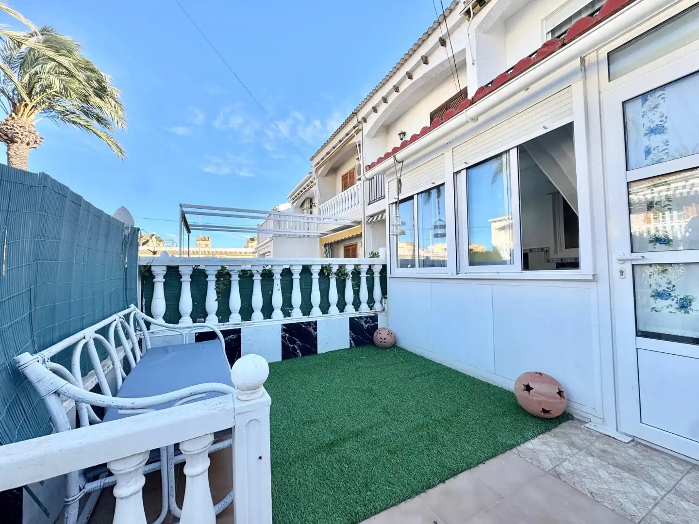 Terrace of Flat for rent in Santa Pola  with Heating, Parquet flooring and Terrace