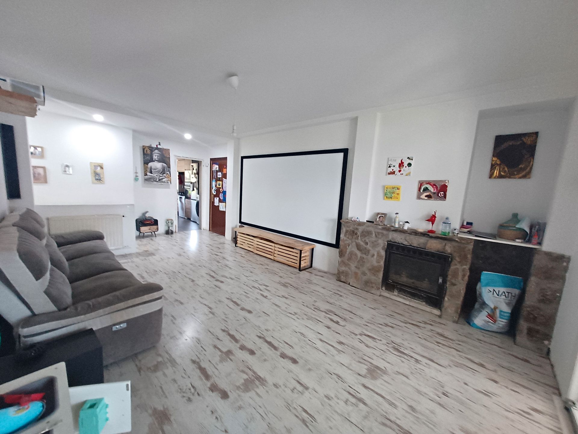 Sala d'estar de Pis en venda en Becerril de la Sierra amb Calefacció, Terrassa i Piscina comunitària