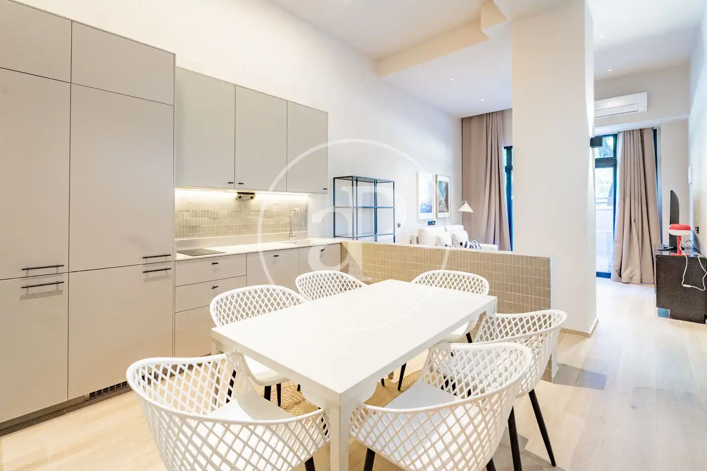 Küche von Wohnung zur Miete in Madrid mit Klimaanlage, Heizung und Möbliert