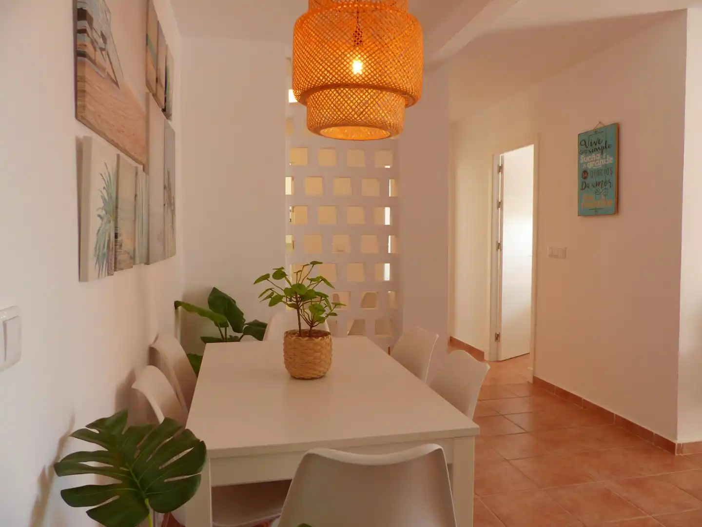 Dining room of Flat for sale in Chipiona  with Air Conditioner, Terrace and Furnished