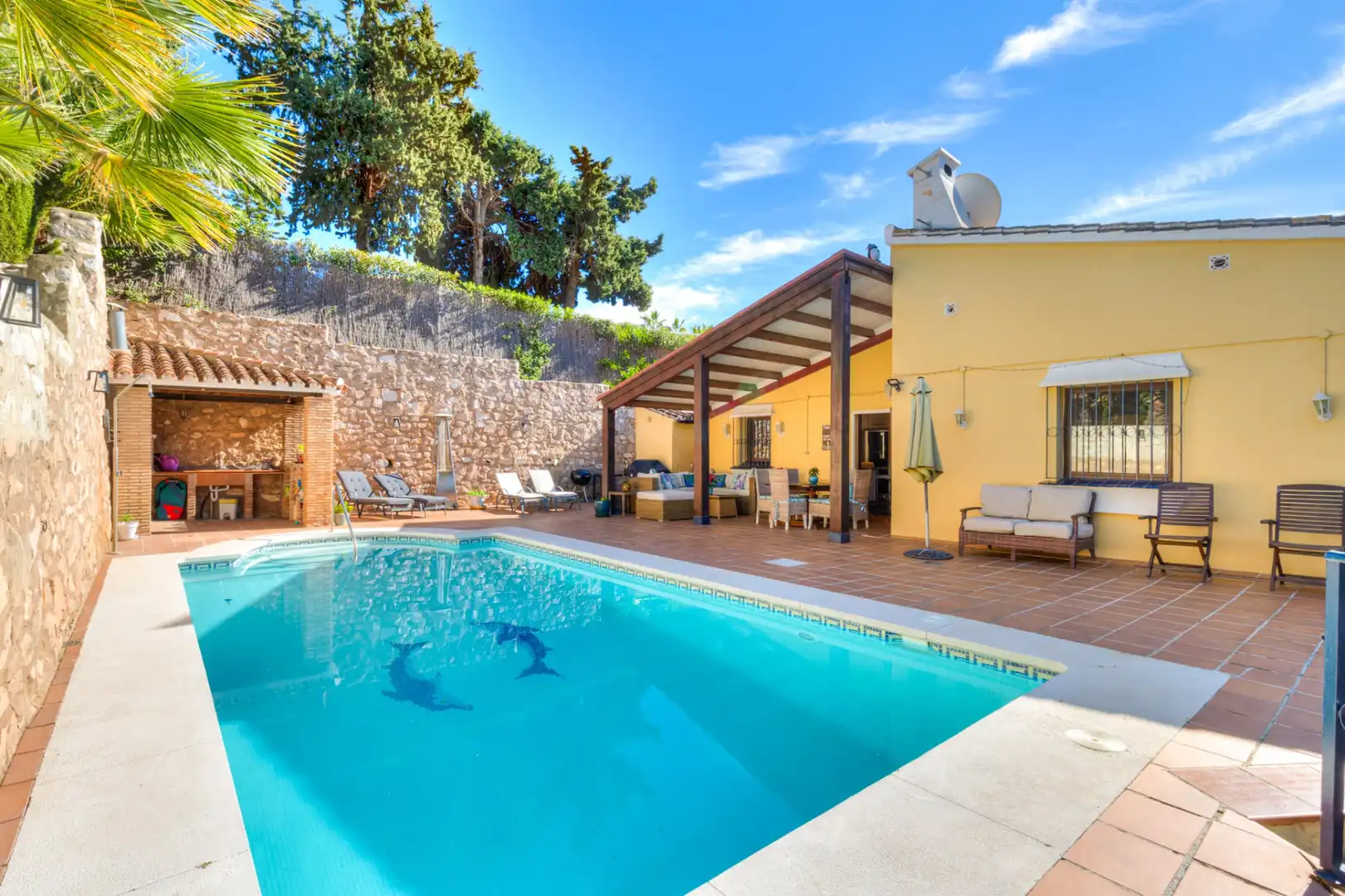 Villa mit Pool zum Verkauf in Campo de Mijas