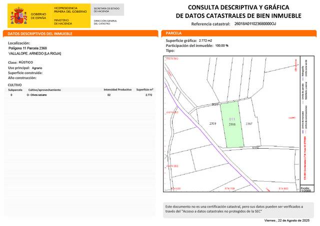 Terreno en Venta en Arnedo