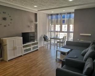 Living room of Flat for sale in  Valencia Capital  with Air Conditioner, Heating and Furnished