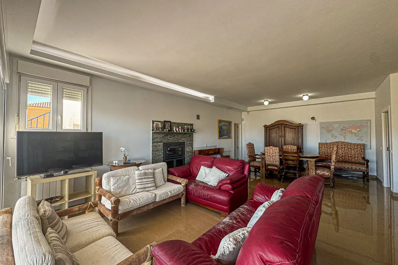 Sala de estar de Casa o chalet en venta en Vícar con Aire acondicionado, Calefacción y Terraza