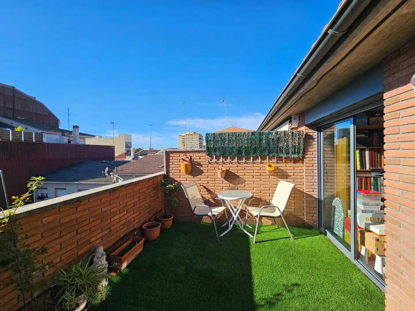 Terraza de Casa adosada en venta en Granollers