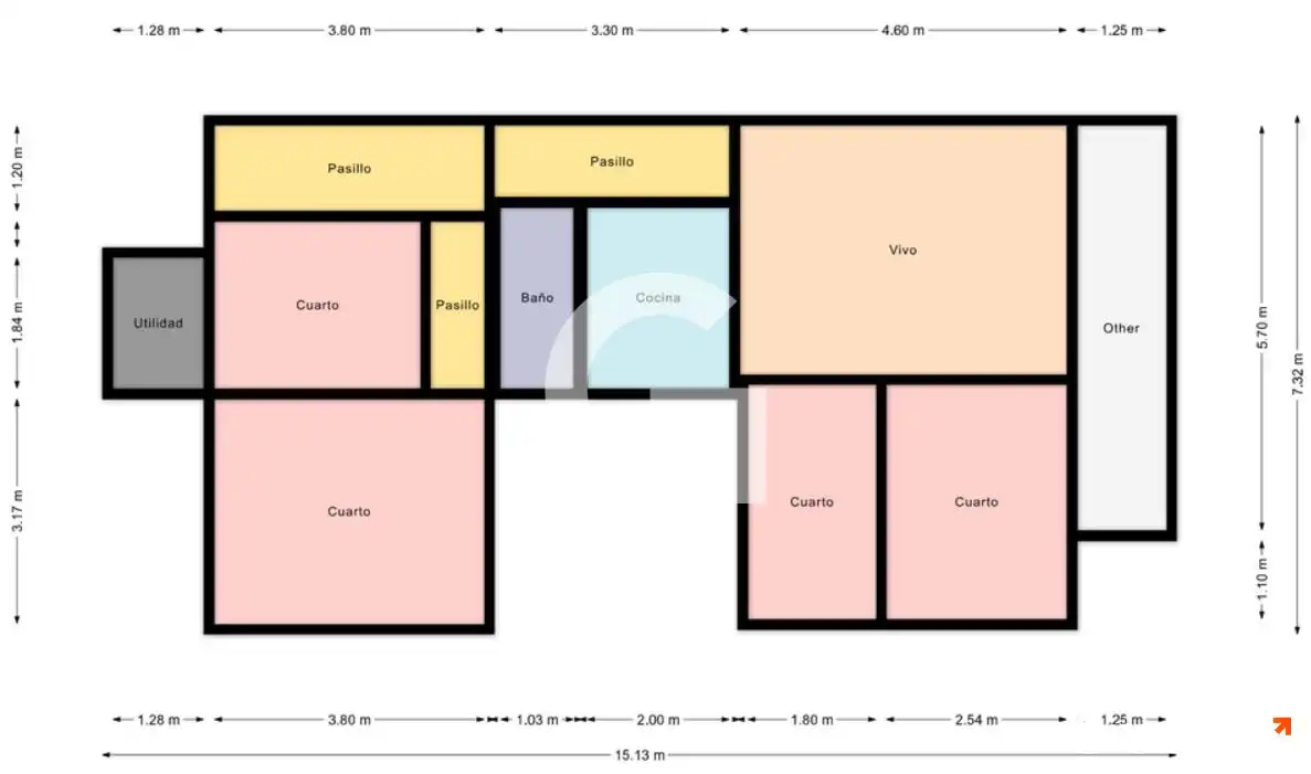 Flat for sale in Mataró  with Air Conditioner, Oven and Washing machine