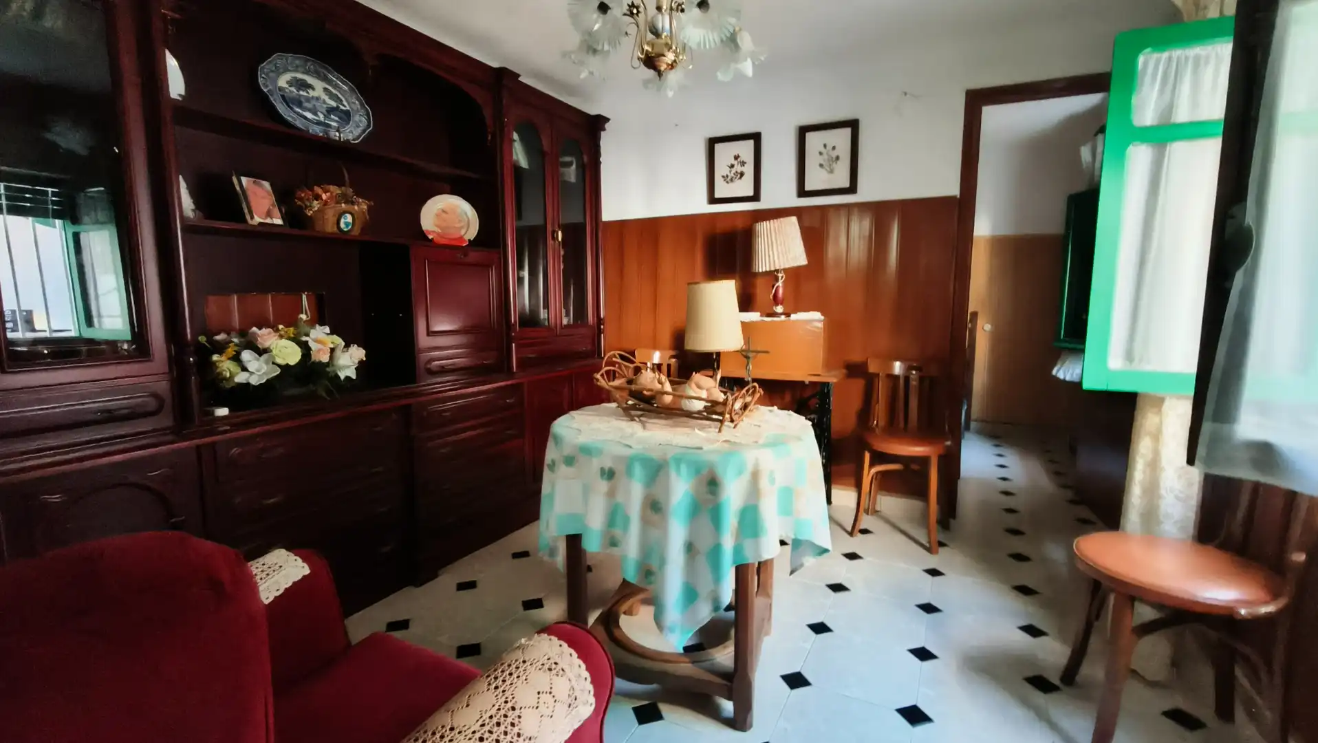 Sala de estar de Casa o chalet en venta en Mazarrón con Amueblado