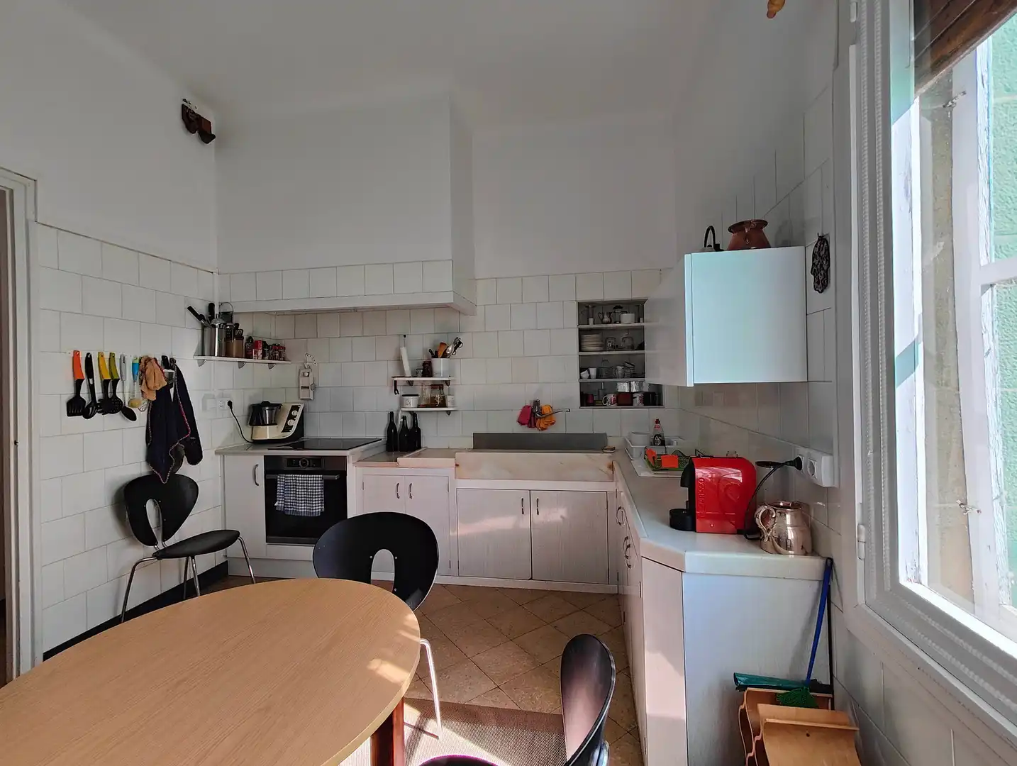 Cuina de Casa o xalet en venda en Sant Joan de les Abadesses amb Calefacció, Jardí privat i Terrassa