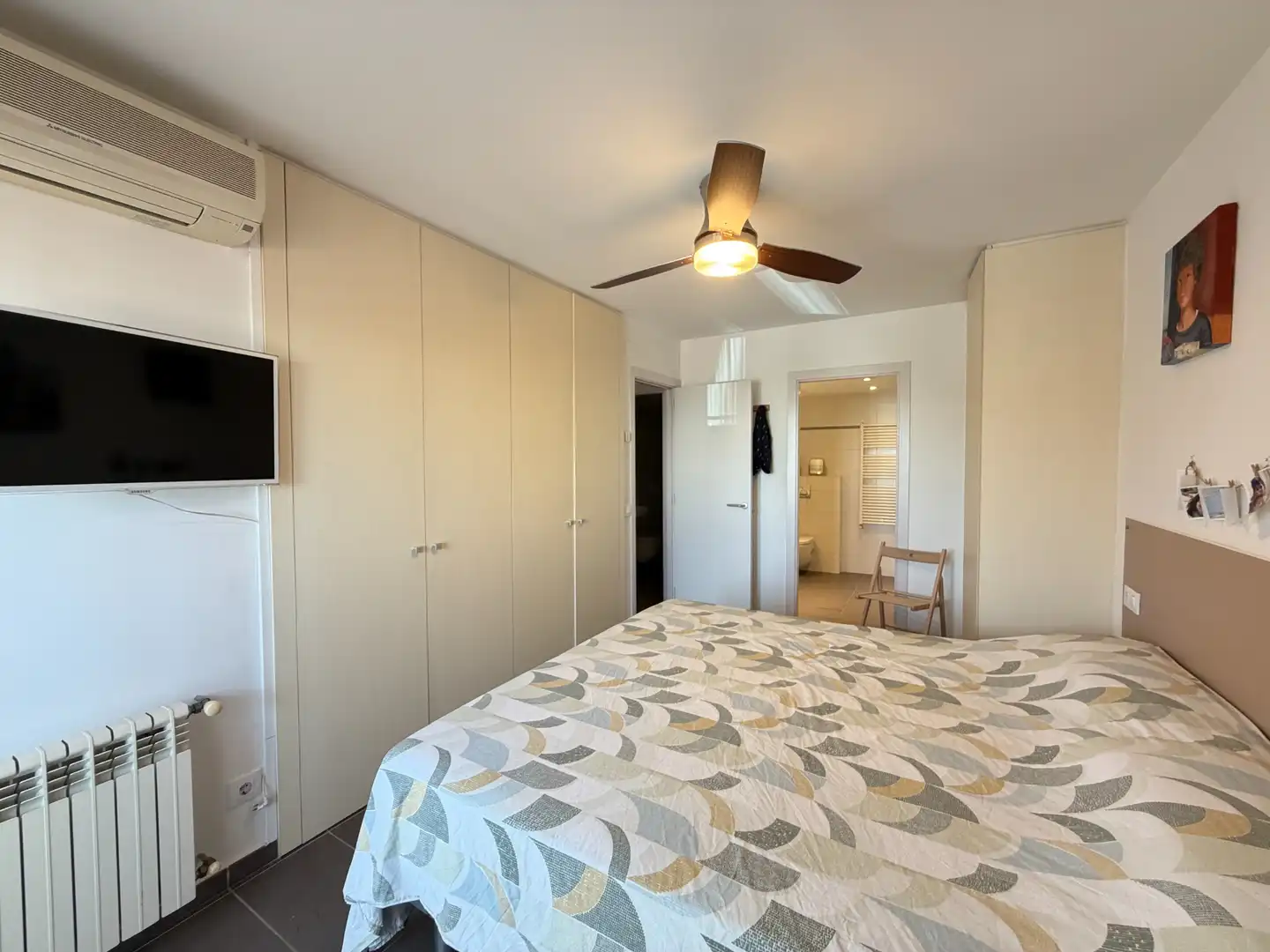 Bedroom of Apartments for sale in Roses  with Air Conditioner, Heating and Terrace