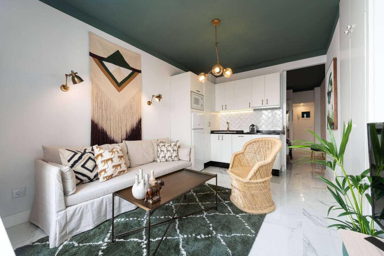 Sala d'estar de Apartament per a compartir en Las Palmas de Gran Canaria amb Terrassa