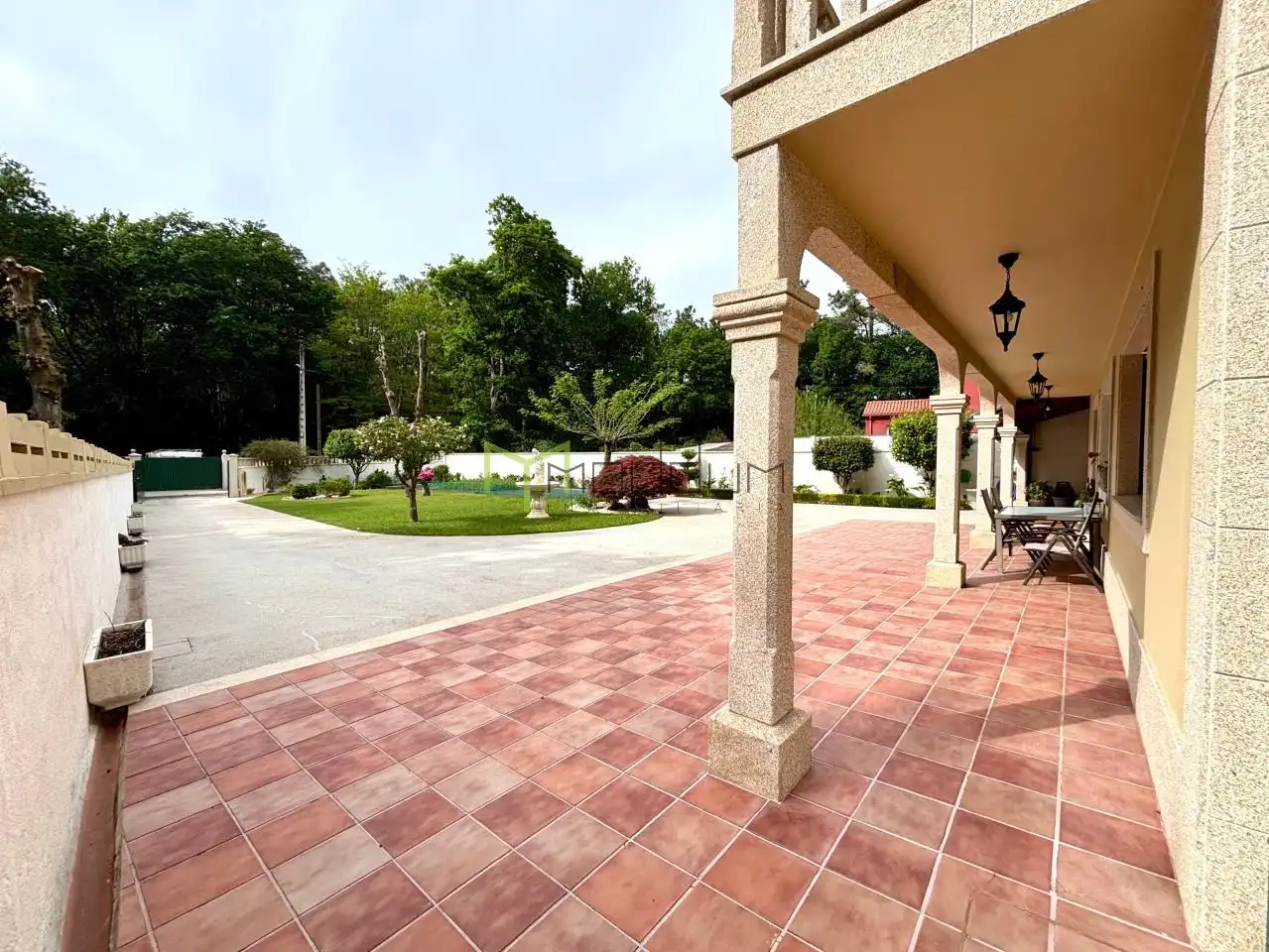 Terraza de Casa o chalet en venta en Ames con Calefacción, Jardín privado y Parquet
