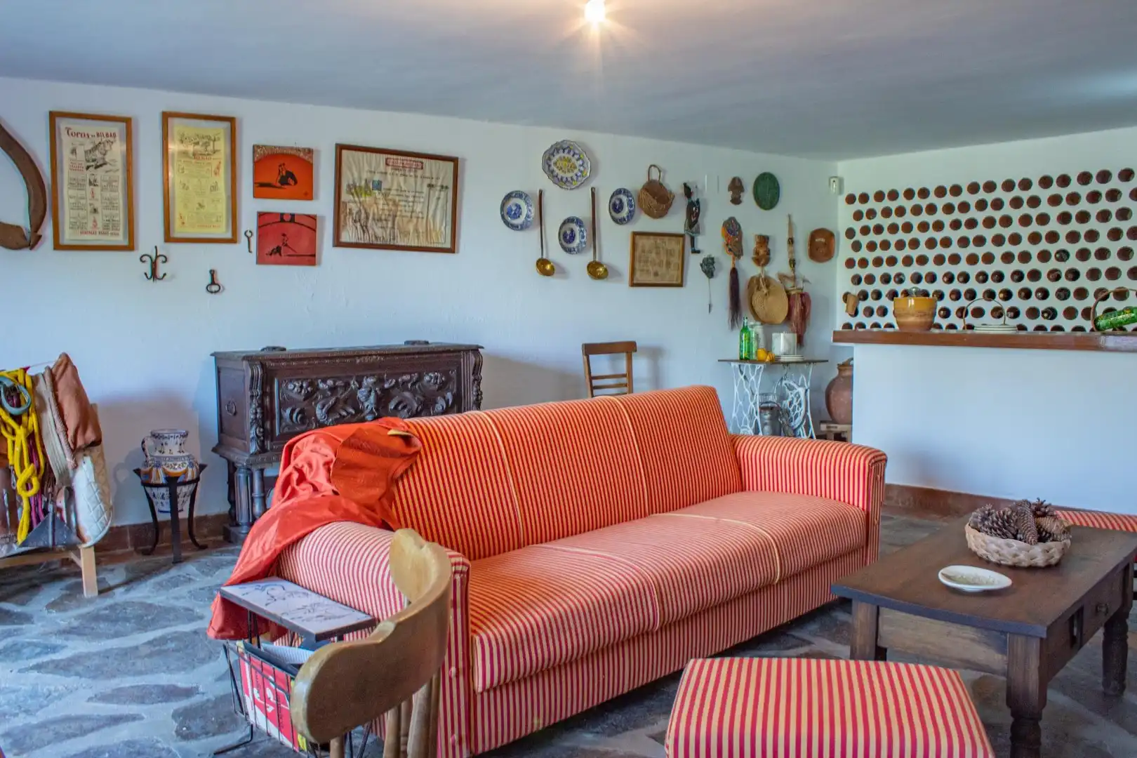 Sala d'estar de Finca rústica en venda en Plasencia amb Aire condicionat, Calefacció i Jardí privat