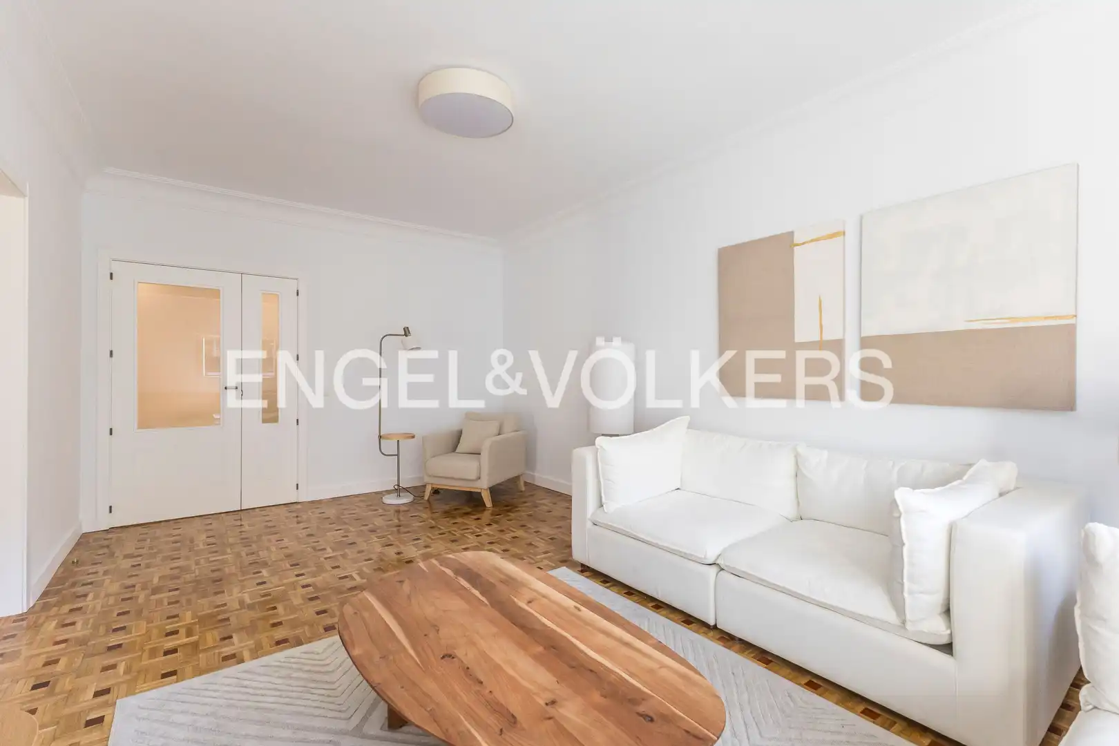 Sala de estar de Piso de alquiler en Chamartín