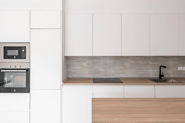 Kitchen of Flat for sale in  Madrid Capital  with Air Conditioner, Heating and Community pool