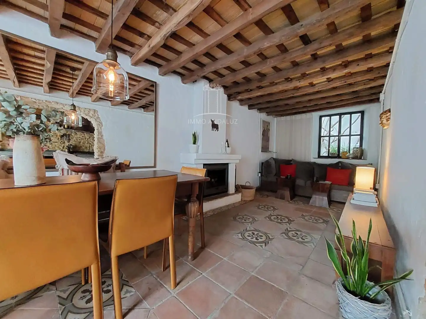 Esszimmer von Haus oder Chalet zum Verkauf in Medina Sidonia mit Heizung