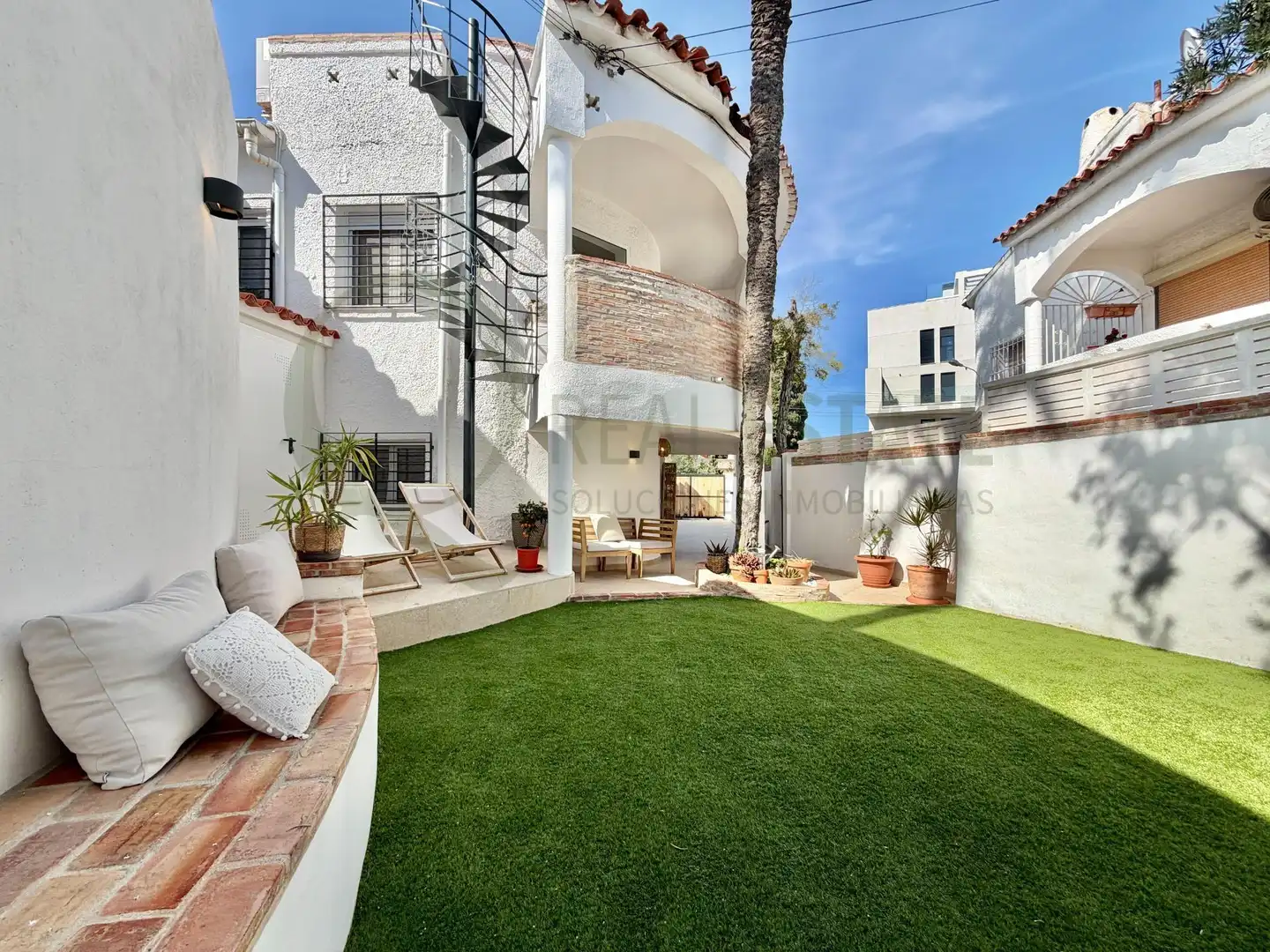 Terrace of Houses for sale in El Campello  with Air Conditioner, Heating and Private garden