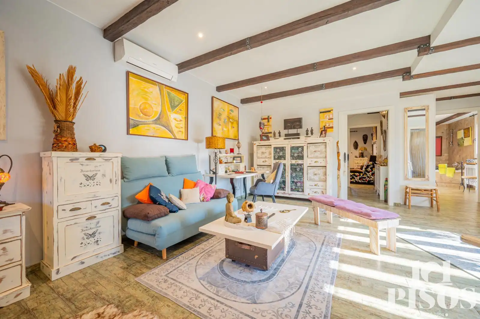 Sala de estar de Casa o chalet en venta en Rubí con Aire acondicionado, Calefacción y Trastero