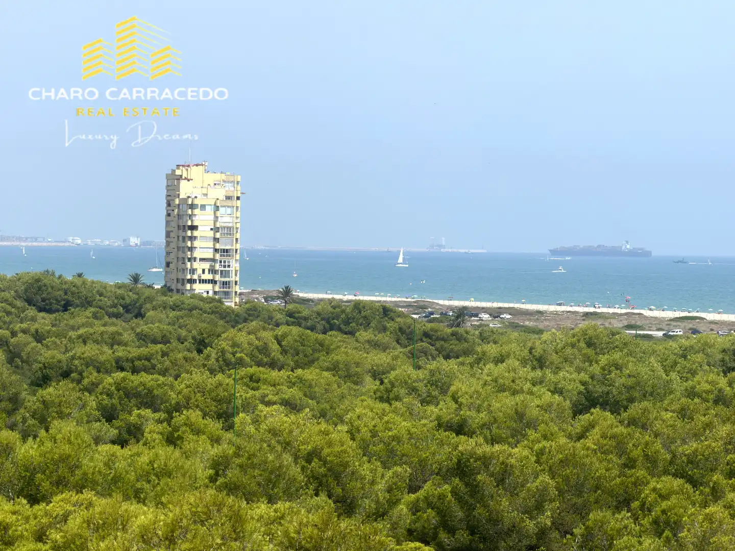 Dormitori de Pis de lloguer en Valencia amb Aire condicionat, Jardí privat i Terrassa
