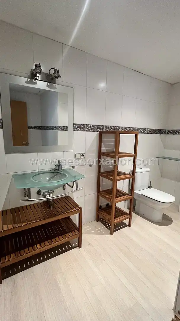Badezimmer von Wohnung zur Miete in  Palma de Mallorca mit Klimaanlage, Möbliert und Fernseher