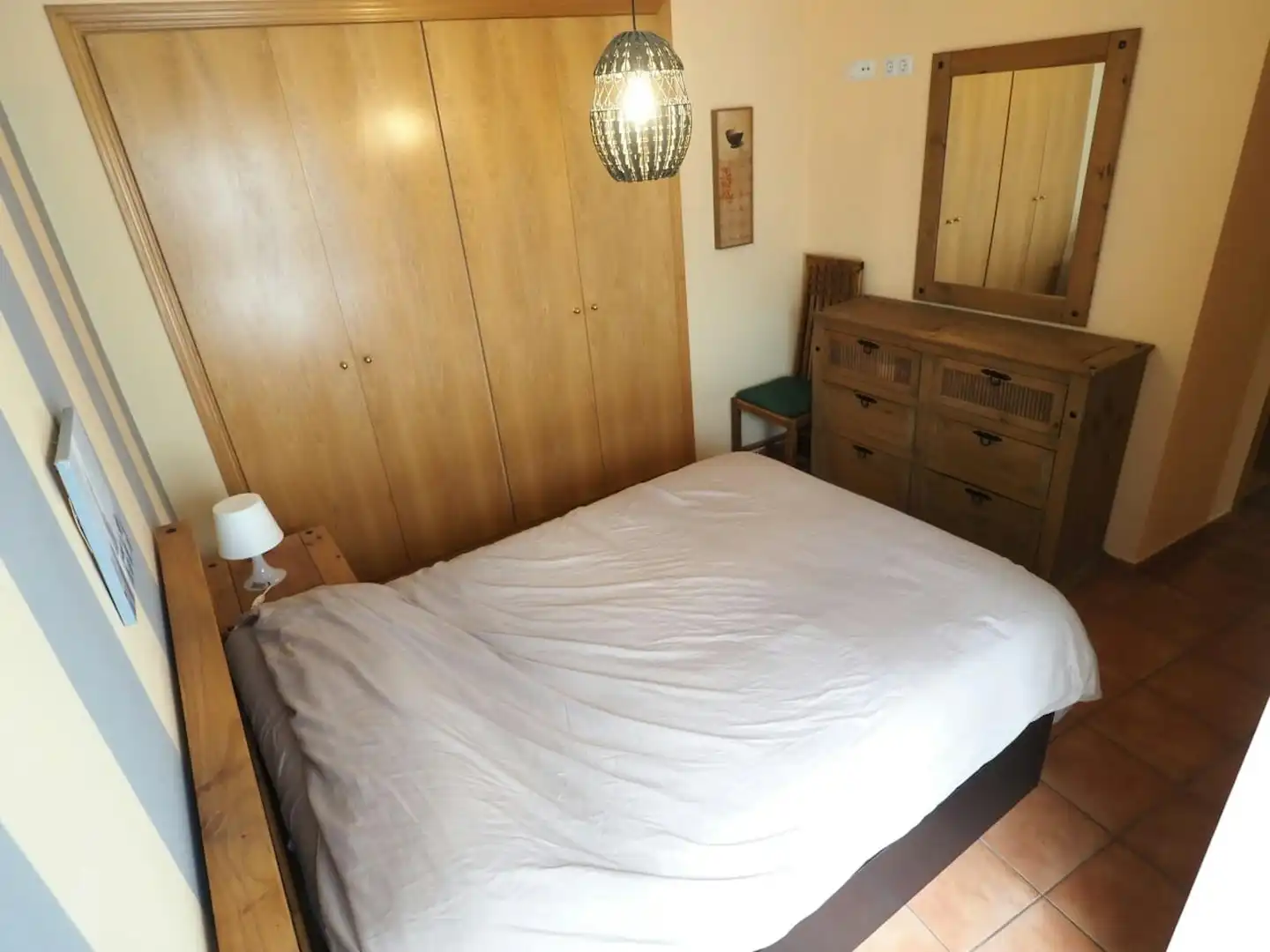 Bedroom of Flat for rent in Valencia  with Air Conditioner, Heating and Furnished