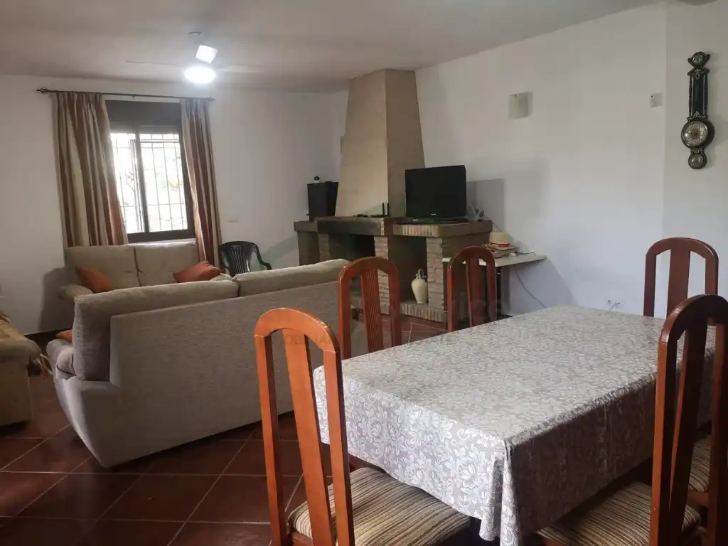 Sala d'estar de Finca rústica de lloguer en Ronda