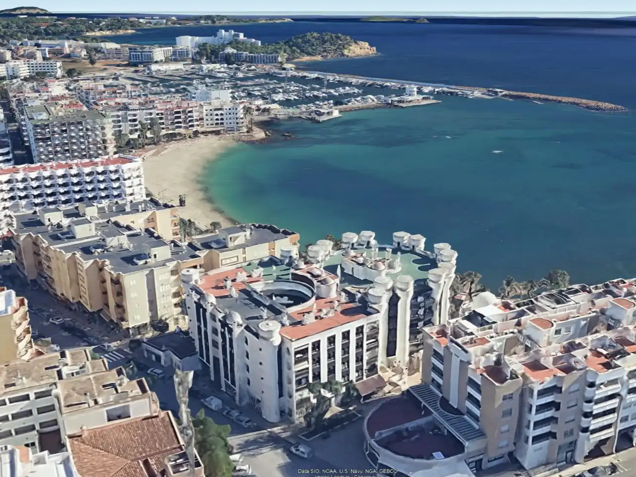 Exterior view of Flat for rent in Santa Eulària 