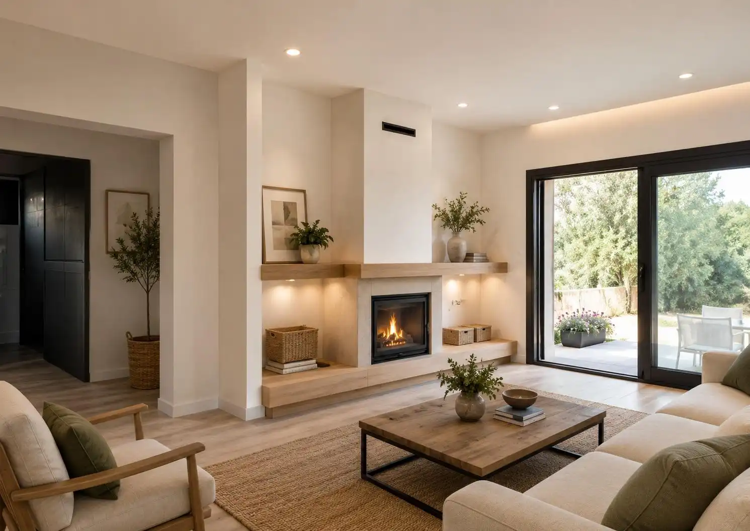 Living room of Houses for sale in Hinojos  with Heating, Private garden and Terrace