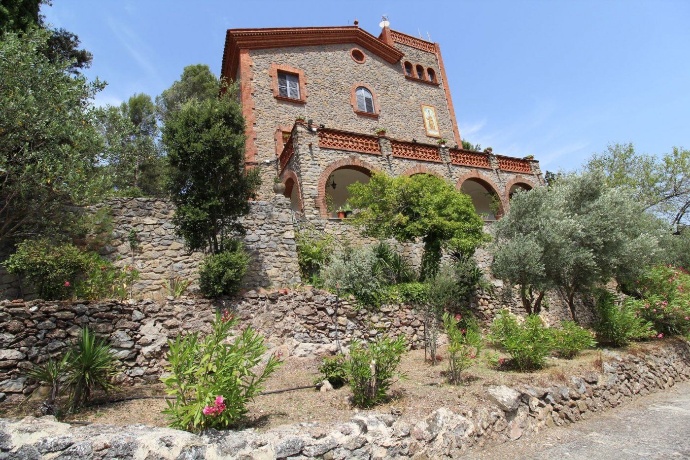 Exterior view of Country house for sale in Sant Llorenç Savall  with Heating, Private garden and Terrace