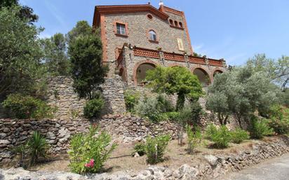 Exterior view of Country house for sale in Sant Llorenç Savall  with Terrace and Swimming Pool