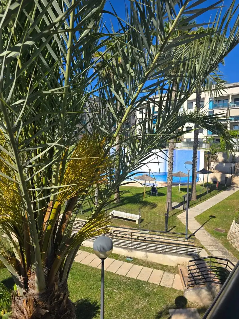 Exterior view of Flat for sale in Santa Pola  with Air Conditioner, Private garden and Terrace