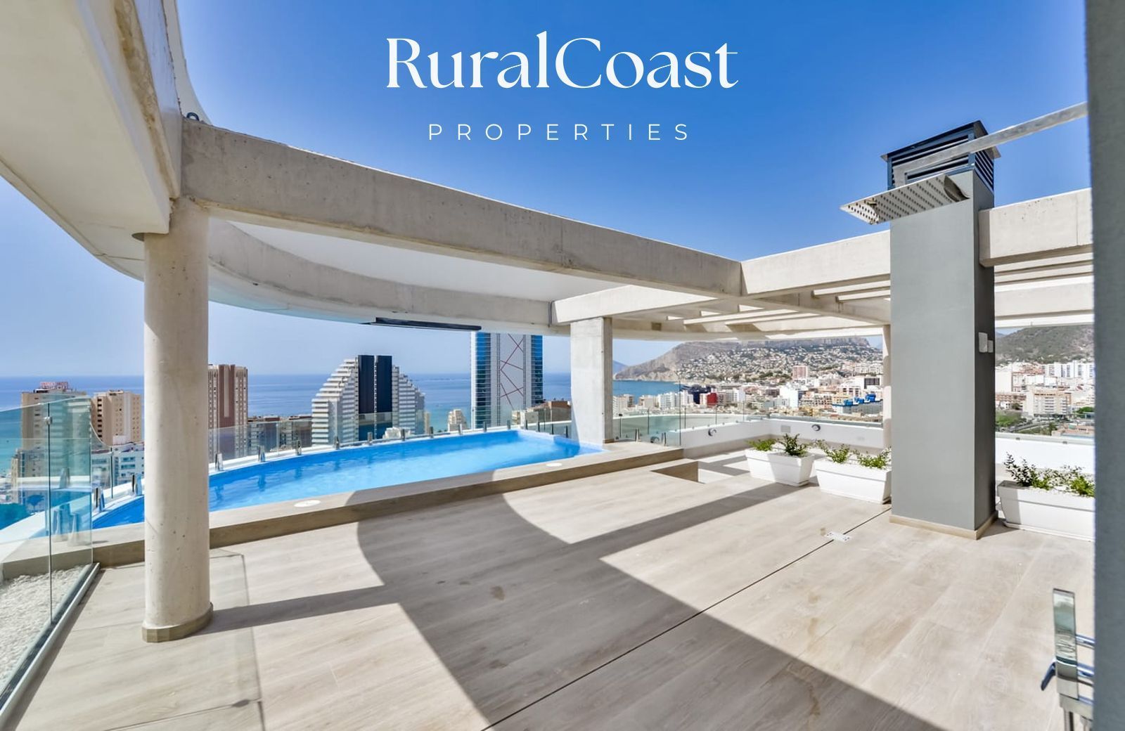 Exterior view of Attic for sale in Calpe / Calp  with Air Conditioner, Heating and Terrace