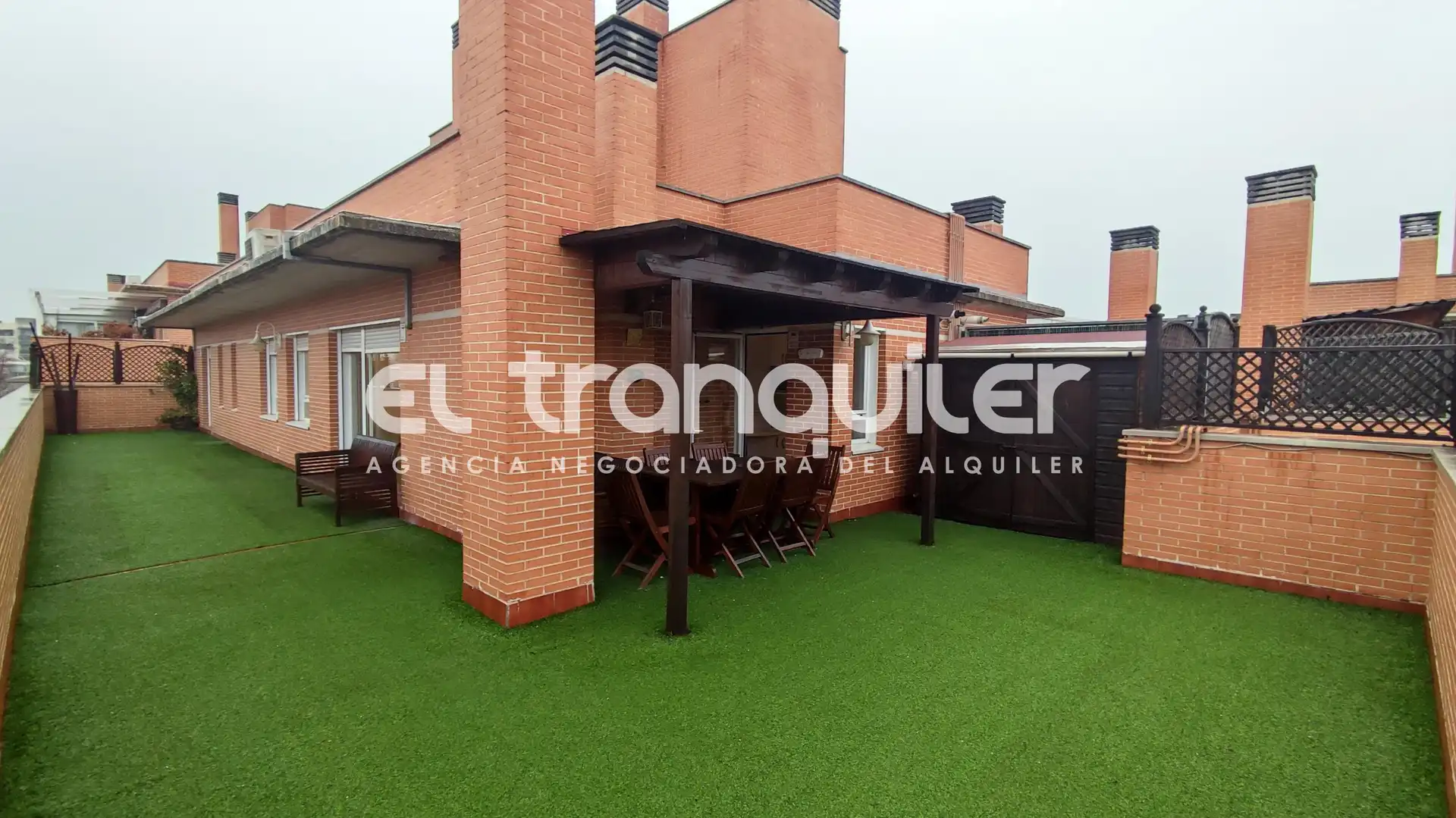 Terraza de Ático de alquiler en Madrid con Aire acondicionado, Parquet y Terraza