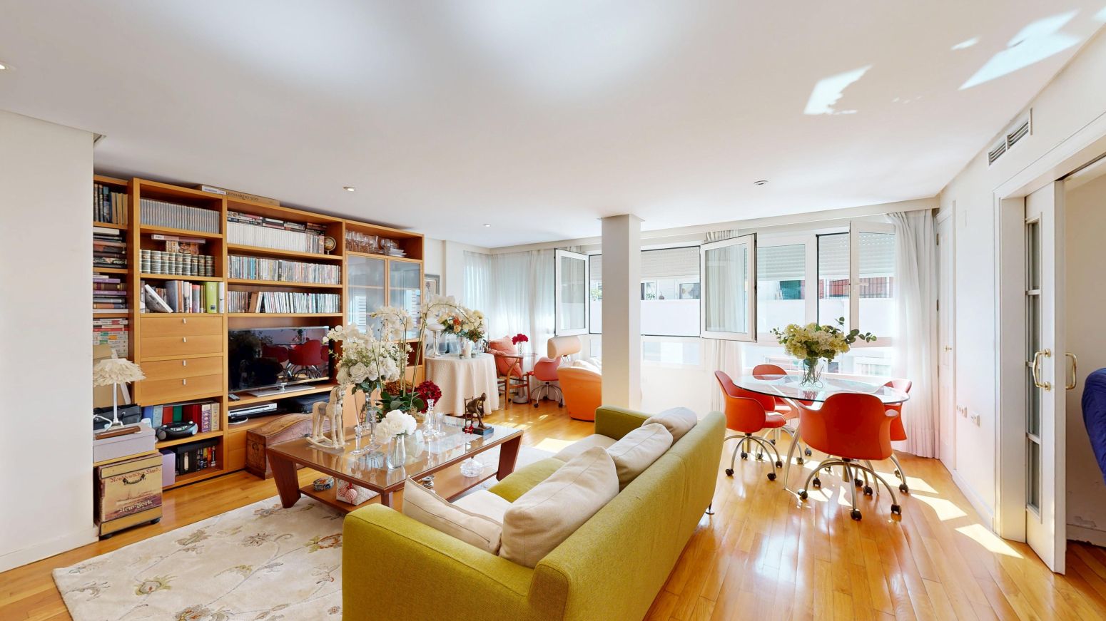 Sala d'estar de Pis en venda en  Murcia Capital amb Aire condicionat i Calefacció