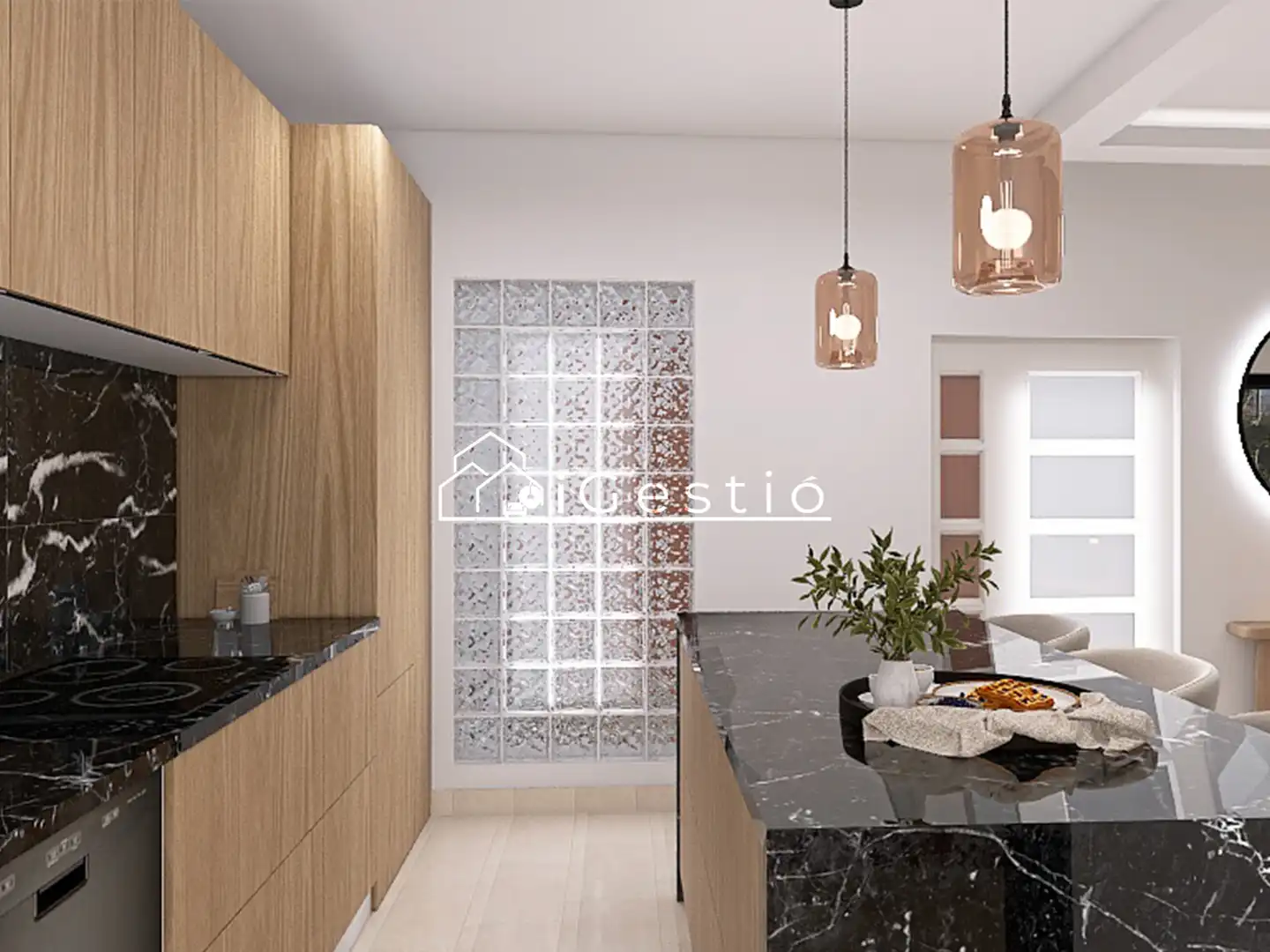 Cocina de Casa adosada en venta en Arbúcies con Aire acondicionado, Terraza y Balcón