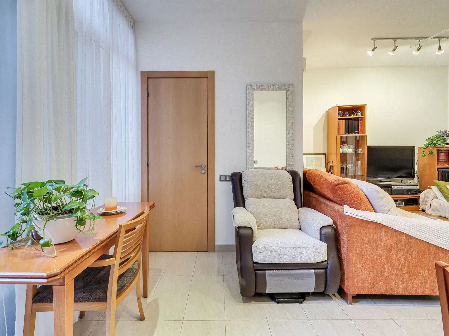 Sala de estar de Piso en venta en Barcelona con Aire acondicionado, Calefacción y Terraza