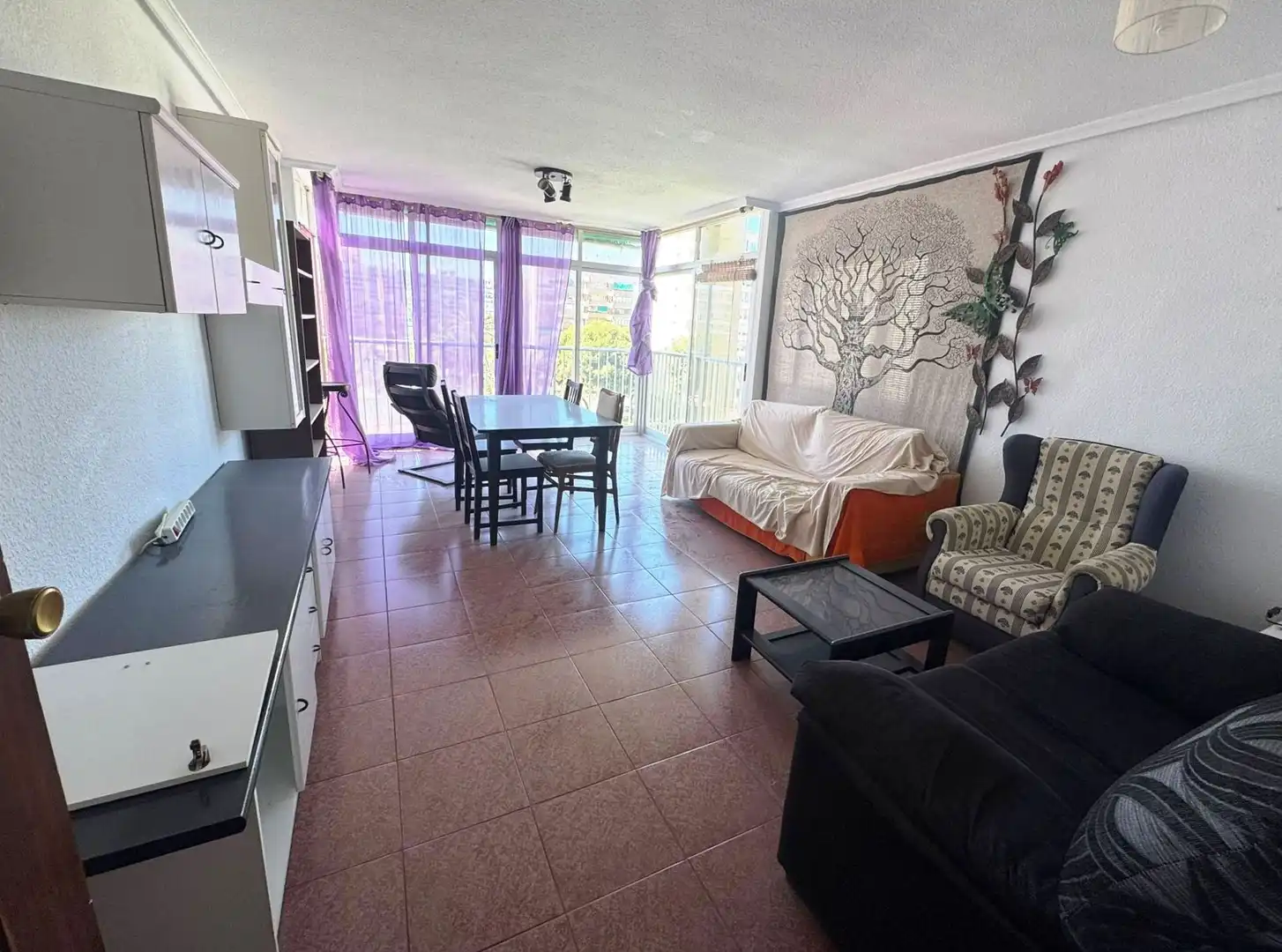 Wohnzimmer von Wohnungen zum Verkauf in Alicante / Alacant mit Terrasse und Möbliert
