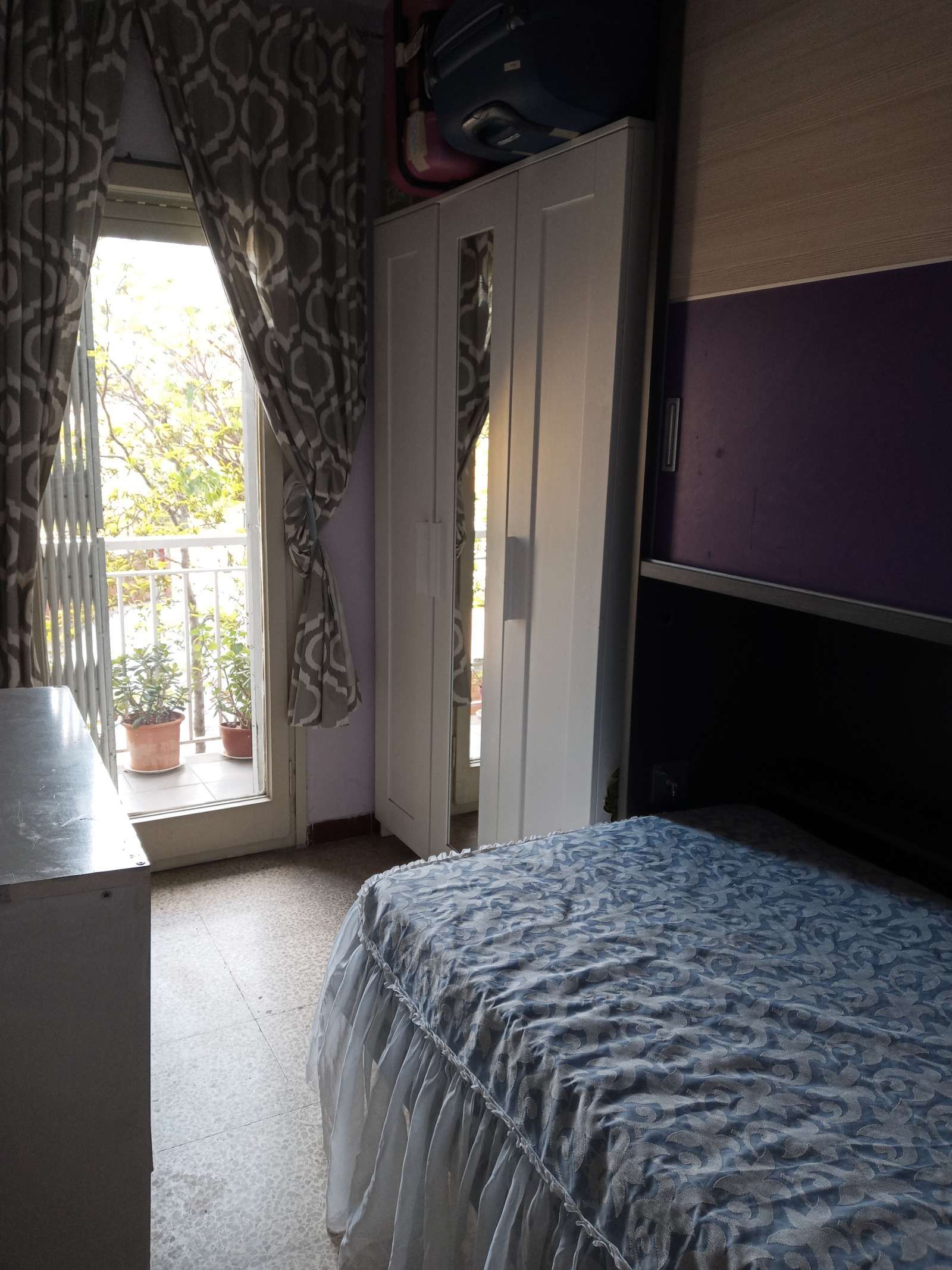 Bedroom of Flat to share in L'Hospitalet de Llobregat  with Air Conditioner, Heating and Terrace
