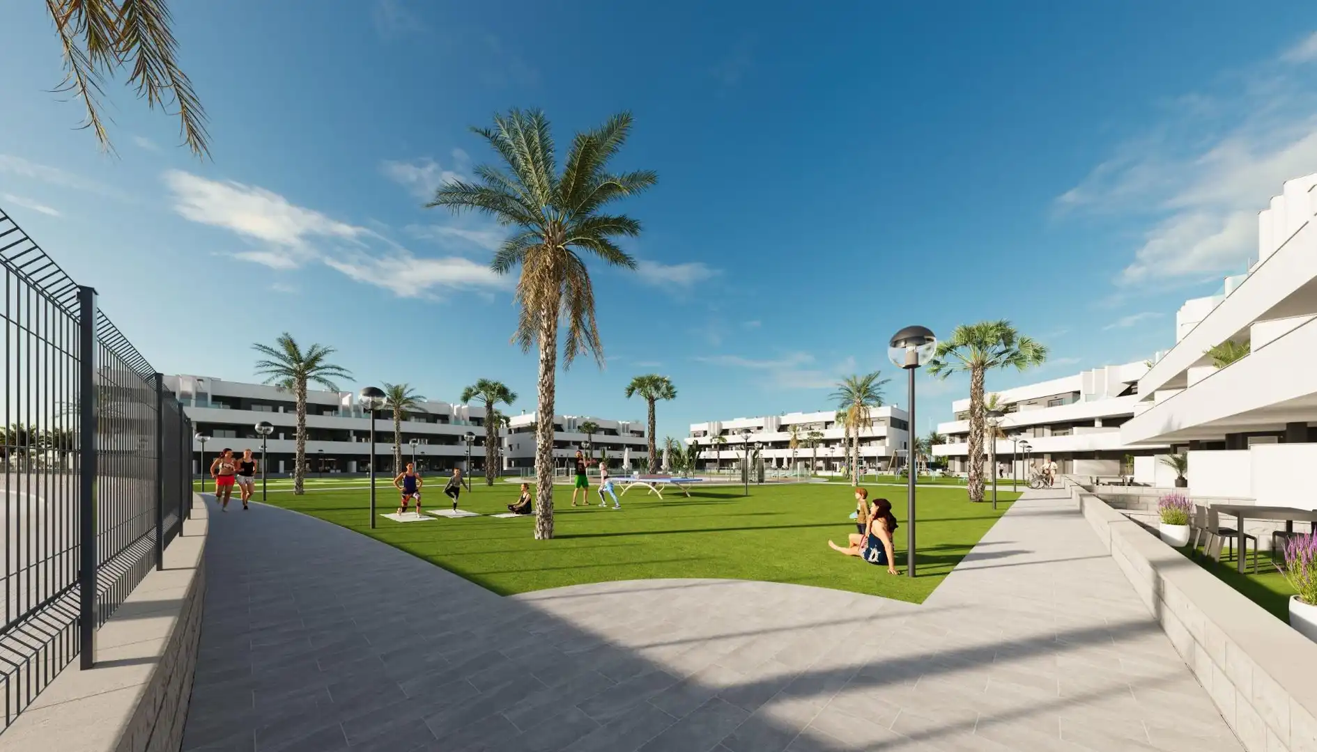 Vista exterior de Apartament en venda en Guardamar del Segura amb Aire condicionat, Jardí privat i Terrassa
